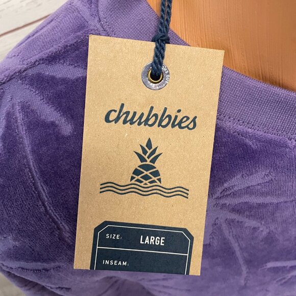 Chubbies Velour Crewneck The Water Boys Sweatshirt - Picture 5 of 11